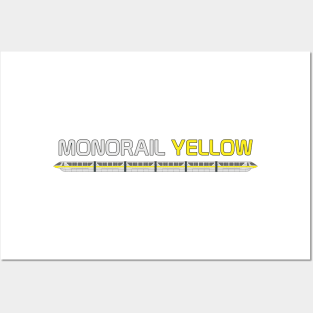 Monorail Yellow Posters and Art